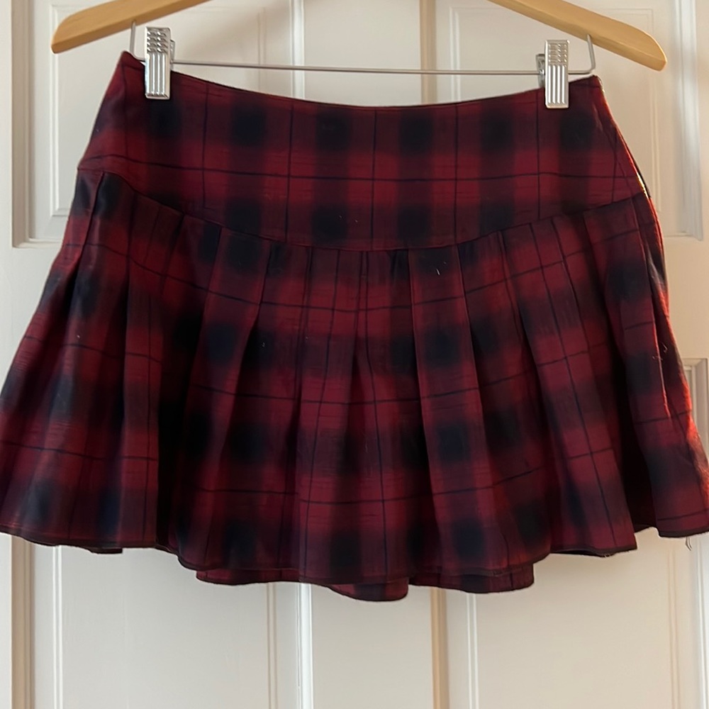 Current mood mini wool blend skirt